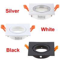 【LZ】☞♂  4PCS Quadro MR16 GU10 Fixture Ajustável Recesso Led Luz LED Teto Spot Light Frame Led Luminárias de Teto Gu10 Frame