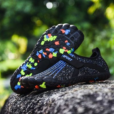 【Hot Sale】 New outdoor swimming wading river tracing shoes five-finger non-slip quick-drying mens beach fitness running