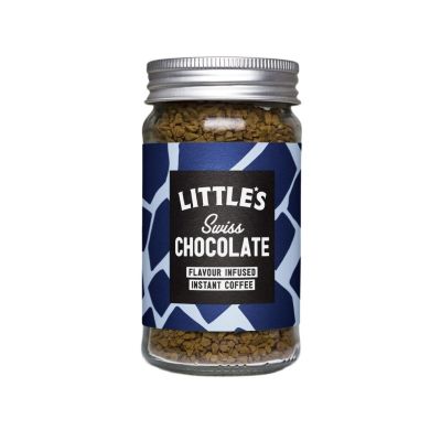 Import Foods🔹 Littles Swiss Chocolate Flavour Infused Instant Coffee 50g ลิตเติ้ลส์ กาเเฟสำเร็จรูป รสสวิสช็อกโกแลต 50g