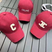 2023 NEW for✙ 2023 New Style CE Arc De Triomphe Benming Red Baseball Cap Lucky Men Women Same Sun Hat