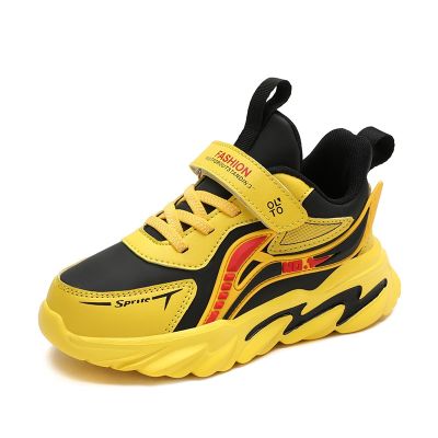 Autumn Childrens Shoes Leather Childrens Sports Shoes Outdoor Boys And Girls Running Shoes Lightweight Breathable Casual Shoes