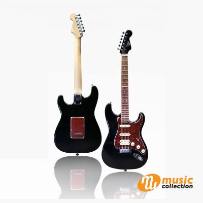 กีตาร์ไฟฟ้า [แถมกระเป่า] XO HEG-320 BLACK ELECTRIC GUITAR [FREE BAG]