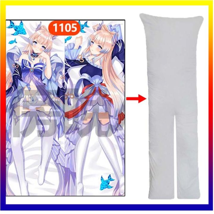 Genshin Sangonomiya Kokomi Split Legs Dakimakura Onahole Sex Anime Pillowcase 2way Waifu Ex Daki