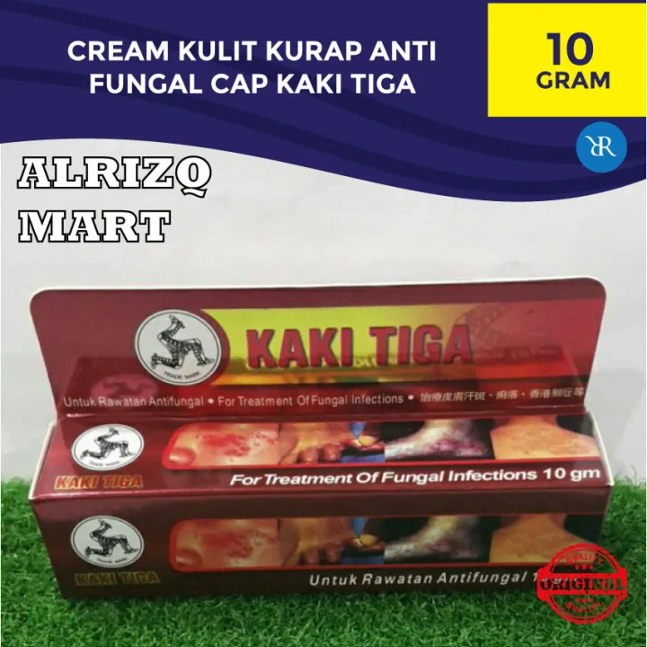 Ubat Kurap Krim Gatal Cap Kaki Tiga Untuk Rawatan Anti Fungal 10ml Ubat Kurap Tolnaftate Cream Lazada