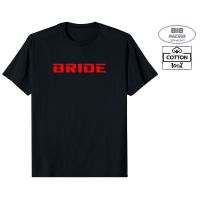 （พร้อมส่ง）T-shirt  เสื้อยืด RACING เสื้อซิ่ง [COTTON 100%] [BRIDE]