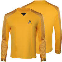 【cunnybunny】【Fast Shipping】 Star Trek: คำศัพท์ใหม่แปลกๆ-คริสโตเฟอร์ Pikel ชุดตราเสื้อเครื่องแต่งกายคอสเพลย์ชุดงานรื่นเริงฮาโลวีน