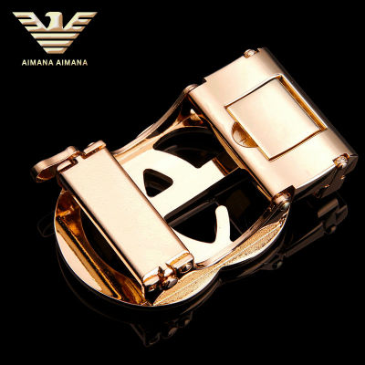 Moses Armani Belt Buckle Buckle High-End Mens Automatic Buckle Belt Buckle Single Sale Pant Belt Mens Pressing Buckle Accessories