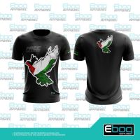 [Ready Stock] Tshirt Free Palestine Gaza 05 Bird Icon Eboq Sublimation / Baju Free Palestine Microfiber Plus Big Size