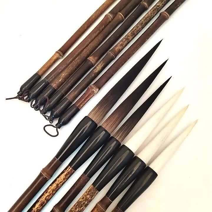 3pcs Caligrafia Calligraphy Brush Woolen Bear Wolf Hair Brush Pen