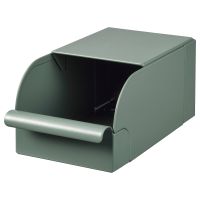 [สอบถามสต๊อคก่อนสั่งซื้อนะคะ!] IKEA REJSA เรย์ซ่า กล่องเหล็ก, เทา-เขียว/โลหะ, 9x17x7.5 ซม. อิเกีย ของแท้100%