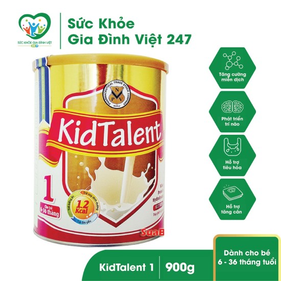 Sữa kidtalent 1 - hỗ trợ sự phát triển của trẻ từ 6-36 tháng tuổi 900g - ảnh sản phẩm 1