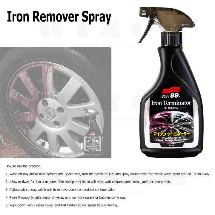 Iron Remover Wheel Cleaner Glass Cleaner Paint Cleaner Soft99 Lazada PH