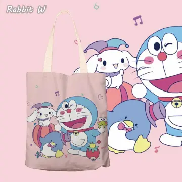 Canvas Bags Handbag for Women Shopper Cute Cat Tote Bag with Zipper  Designer Bag Japanese Style Cartoon Small Shoulder Bags