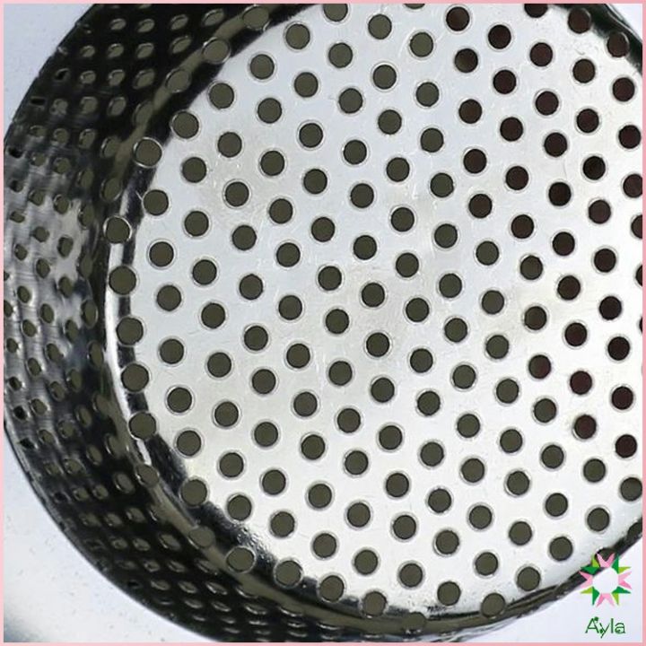 ayla-ตะแกรงกรองเศษอาหาร-ที่กรองเศษอาหาร-ท่อระบายน้ำสแตนเลส-สะดืออ่าง-sink-filter