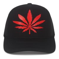 ஐ✔✖ High quality maple leaf hat baseball cap mesh cap breathable hat