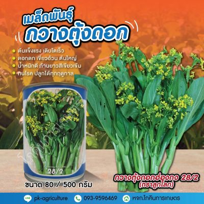 เมล็ดพันธุ์กวางตุ้งดอก ลูกโลก ขนาด 80-400 กรัม