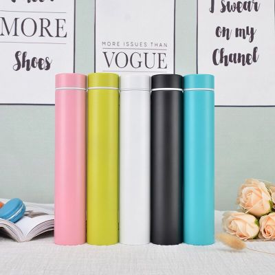 20 Color New 260ML Slim Insulated Vacuum Flasks Thermal Bottles Thermos Coffee Mug Stainless Steel Thermos Cup Hot Water BottleTH