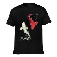 High Quality Popular Aquarium Koi Fishes Creative Wholesale Mens T-Shirt Gift