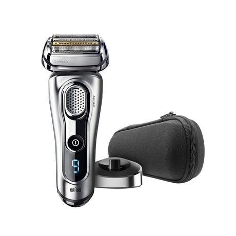 Braun - Series 9 silver with Charging Stand and travel case - Electric shavers  - Male grooming - เครื่องโกนหนวด