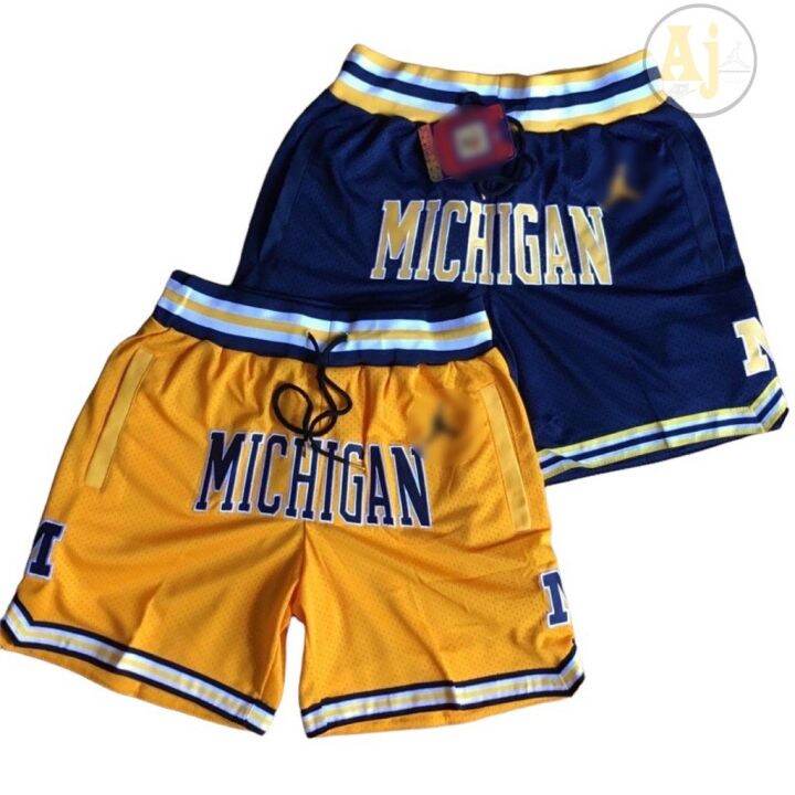 Michigan university basketball just don shorts for men Lazada PH