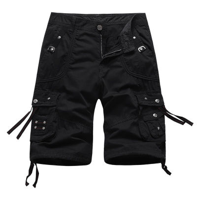 Loose Fitting Work Shorts+mens Trendy Sports Multi Bag Casual Pants gnb