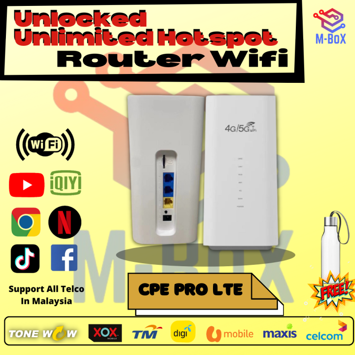 5 YEARS WARRANTY!! WiFi Router Sim Card Modem 5G Pro CPE PRO 2IN1 B628