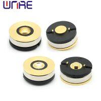 ☂◑ 1-5 SET 13mm Gold Plated 12V/3A Magnetic Spring High Current Magnetic Male and Female Smart Product Accessorie