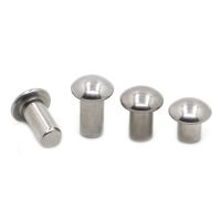 GB867 A2-70 304 Stainless Steel Button Round Head Solid Rivet Self Plugging M0.8 M1 M1.2 M1.4 M1.6 M2 M2.5 M3 M4 M5 M6