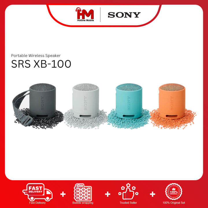 Sony SRS-XB100 Portable Wireless Bluetooth Speaker | Original Sony ...