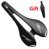 3K คาร์บอนไฟเบอร์จักรยานอาน MTB ROAD BIKE Seat ULTRA LIGHT CYCLE อุปกรณ์ Matte/Glossy 270x143 มม.--hang yu trade