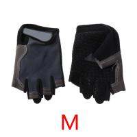 【Ready Stock】Silicone MTB Road Riding Gloves Anti-slip Anti-sweat Half Finger Gloves Camping Hiking Gloves Gym Fitness Sports Bike