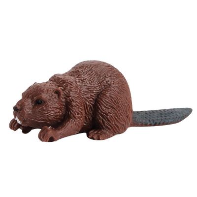 Simulation model of wildlife beaver eagle owl toy solid resin furnishing articles early childhood cognitive
