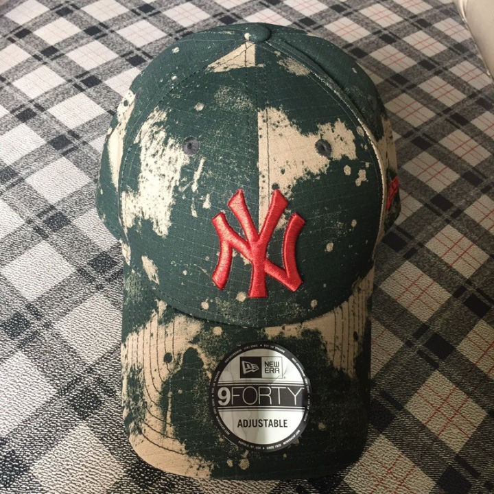 หมวก-หมวกแก๊ป-cap-hat-ของแท้-new-era-9forty-ny-camo-adjustable-cap-ลายทหาร