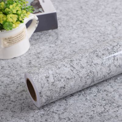 Marble like Wallpaper Peel and Stick Furniture Renovation Films Vinyl Kitchen Desktop Cabinet Oil Proof Wall Stickers Home Decor