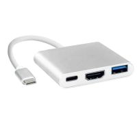 【Big-promotion】 Thunderbolt 3อะแดปเตอร์ USB Type C Hub เป็น4K รองรับ Dex Mode USB-C Dock พร้อม PD สำหรับ MacBook Pro/air 2020