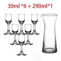 Small Glass Wine Glass Set Flagon Wine Dispenser White Wine Glass Spirit Glass Bar Wine Cup Bar Wine Tools