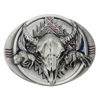 Cowboy Bull Belt Buckle Western Belt Buckle Suitable for 4cm Wideth Belt Belts