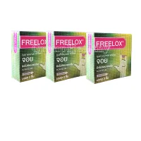 Freelox Joy ถุงยางอนามัยผิวไม่เรียบ แบบนุ่ม ขนาด 52 มม.3 ชิ้น/ กล่อง