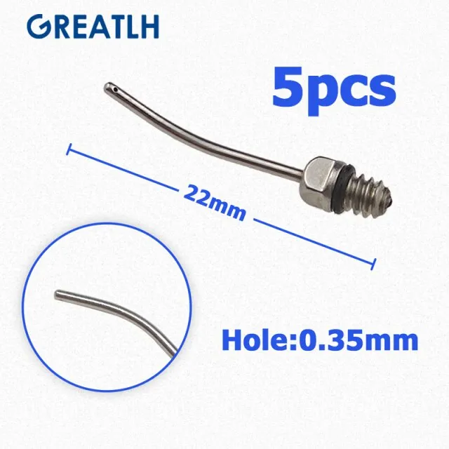 5Pcs Uitrasonic Injection Needle Titanium Stainless Steel Injection ...