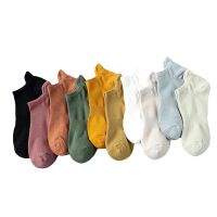 ✷✵  5 Pairs Sock for Women Cotton Short Crew Ankle Low-Cut Breathable Summer Compression Casual High Quality Fashion Female Socks