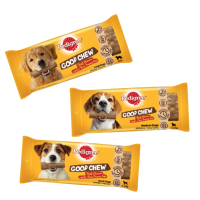 Pedigree good chew Beef เพดดิกรี กู๊ด ชู รสเนื้อ ขนมสุนัข