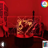 3d Lamp Anime JoJo Bizarre Adventure Rohan Kishibe for Bedroom Decor Light Birthday Gift for Him Jojo Led Light Manga