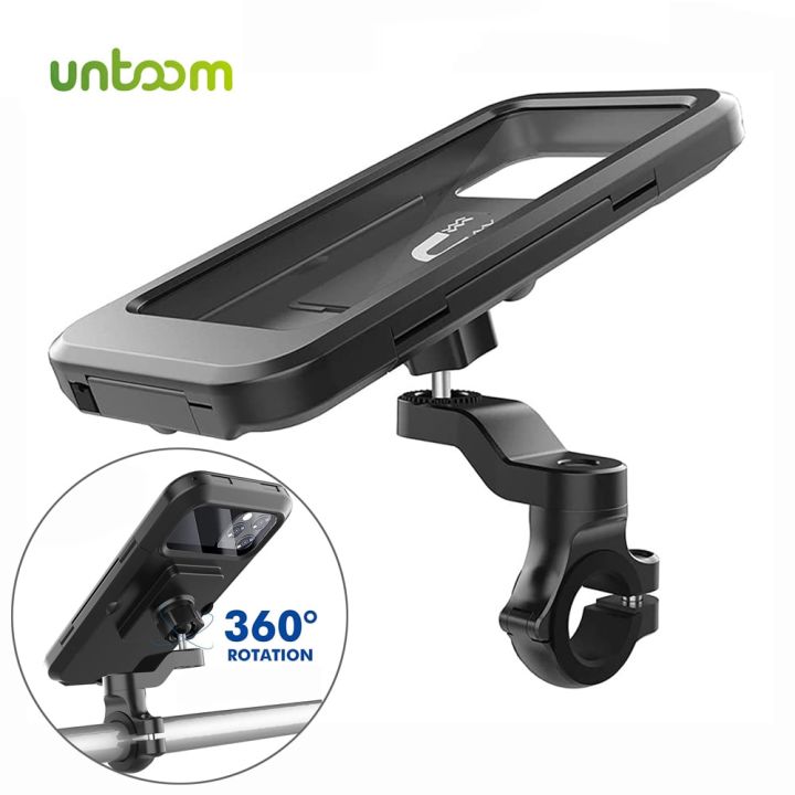 untoom-waterproof-bike-phone-holder-cycling-bicycle-handlebar-mobile-phone-stand-waterproof-phone-case-for-motorcycle-scooter