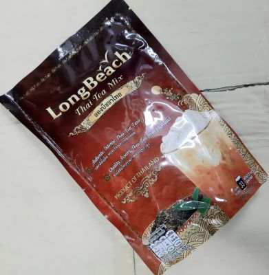 LongBeach ลองบีชชาไทย รสชาติดั้งเดิม หอมเข็มและกลมกล่อม น้ำหนัก 400 กรัม