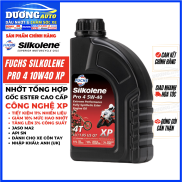 Nhớt xe số, côn tay Fuchs Silkolene PRO 4 XP 10W40 Dầu tổng hợp toàn phần