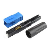 ◐☋✸ 10PCS Embedded SC UPC Fiber Optic Quick Connector Fiber Optic SC Quick Connector Easy Installation