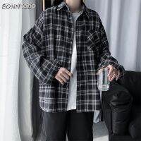 ▬✌ Men Shirts Oversized Cotton Shirt Up Hip Hop Sleeve Korean Mens Clothing Ulzzang