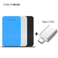 ACASIS Original 2.5 "ฮาร์ดดิสก์ไดรฟ์ภายนอกแบบพกพา USB3.0 HDD ความเร็วสูงสำหรับ Pcmac Type-C อินเทอร์เฟซ Android ศัพท์มือถือ