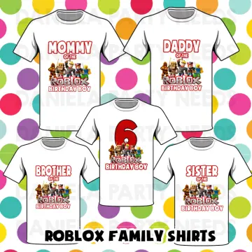 Novel Concept Designs - Roblox - Family of - Birthday Child - T-Shirt -  Personalized