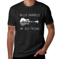 Hello Darkness เสื้อยืดลายเงากีตาร์เพื่อนเก่าของฉัน